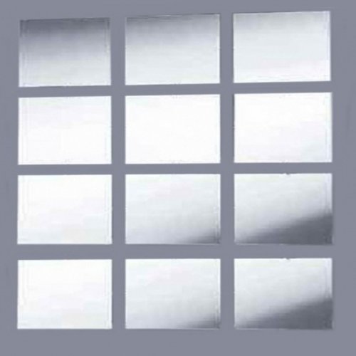 Rectangle Mirror Tiles & Mosaic Mirrored Tiles - Pack of 10-10cm x 8cm