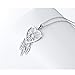 ATHENAA S925 Sterling Silver Dream Catcher Feather Forever Love Heart Pendant Necklace，18 inches