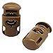 FMS Ravenox Toaster Ellipse Cord Lock | Cord Locks for Drawstrings, Rope | Cord Lock Clamp Toggle Stop Slider for Paracord, Bungee Cord - Indoor/Outdoor Use - Multiple Colors (10 Pack)(Coyote Tan)