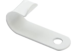 Gardner Bender PAW-1550L1 EZ Aluminum Cable Clips for Exterior Cables, ½", White