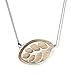 Bellabeat Leaf Nature Lunar Necklace, Silver