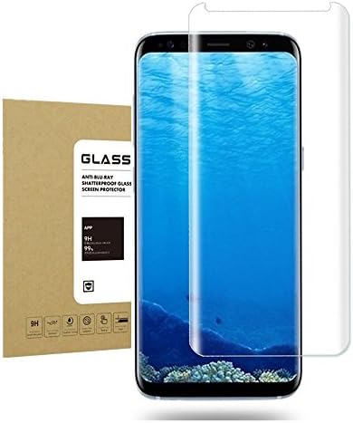 Galaxy S8 Plus Tempered Glass Screen Protector Onexix [9H Hardness] [HD Clear] [Bubble Free] Anti-scratches Easy Installation Premium Screen Protector for Samsung Galaxy S8 Plus Clear