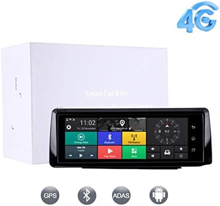 8" 1080P Dash Camera 4G Touch IPS Screen Car DVR Dash Cam 170° Wide-Angel Lens Rear View Reversing Mirror GPS Bluetooth WIFI Remote Monitoring Android 5.1