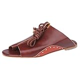 Summer Sandals,Boomboom Unique Styel 2018 Teen Girls Women Flat-Bottomed Roman Sandals Open Ankle Flat Straps Shoes
