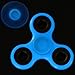 Fidget Toy Spinner, RunRRIn Hand Spinner Glow in the Dark with Ceramic Bearing Anti- Anxiety,ADD,Adhd and Stress Relief(Blue)