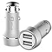 Car Charger, JETech® Dual-Port Rapid USB Car Charger Cigarette Charger for Apple iPhone 5/5S/5C, iPad, iPad Air, iPad mini, iPod, Samsung Galaxy S5/S4/S3, Tab 3, Note 3/2, Google Nexus 7, and More - C0651