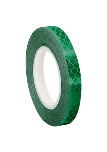 3M 3437 Green Micro Prismatic Sheeting Reflective Tape, 0.5" x 5 yd (1 Roll)