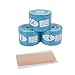 FriCARE Pre-cut Kinesiology Sport Tape (3 Roll Pack), X Y I Shape, 16ft Athletic Kinetic Strip Aid, Breathable, Water Resistant, Pain Relief Adhesive for Muscles, Shin Splints, Knee&Shoulder