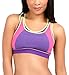 La Leche League Women's Wireless Nursing Sports Bra High Impact Support Nursing Bra, Large, Purple Fuschia