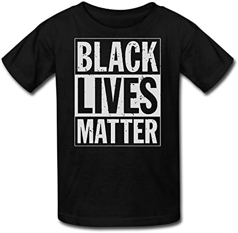 Black Lives Matter - Freedom Civil Rights Justice Custom Cotton Youth Fashion Comfort Soft Round Collar Tee Top Black XL