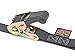 PowerTye Mfg 1in x 15ft Easy-Grip Ratchet Tie-Downs with 4in S-Hooks, Black, 4-Pack