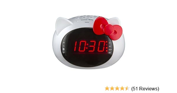 ihome hello kitty alarm clock