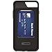 Body Glove Satin Wallet Series Case for Apple iPhone 7 Plus - Black and Charcoal