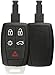 KeylessOption Keyless Entry Remote Smart Key Fob Case Shell Button Pad Cover Housing for Volvo KR55WK49250