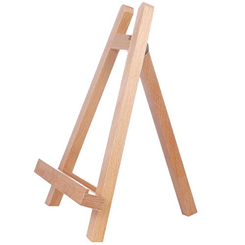 10Â¼" Tall Tabletop Easel - ATWORTH Small Wood Easel Painting Display Easel A-Frame