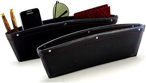 Trend Matters Car Seat Gap Filler, Pocket Organizer, Ipocket, Automotive Interior, Side Catcher (Black)