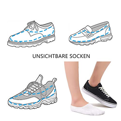 Falechay-Sneaker-Socken-Damen-Herren-Fuesslinge-Footies-8-Paar-Kurze-Grosses-Silikonpad-Verhindert-Verrutschen-Unsichtbare