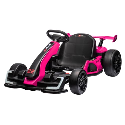 Nasitip 24V Electric Go Kart,300W Powerful Drift Kart for Kids, Electric Pedal…