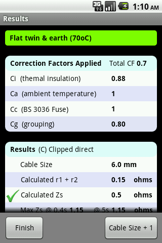 Cable Size Calculator