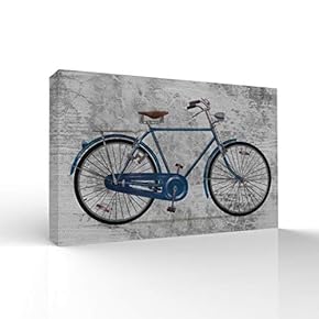 Wall26-Canvas Wall Art-Outdoor Bike-Giclee Painting Wall Bedroom Living House Decoration Home Art - 12x18 inches