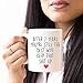 YouNique Designs 7 Year Anniversary Coffee Mug for Her, 11 Ounces, 7th Wedding Anniversary Cup For Wife, Seven Years, Seventh Year, 7th Year