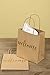 Ling's moment Set of 25 Kraft Paper Gold Welcome Gift Bags for Wedding Hotel Guests, Weekend Destination Wedding Favors