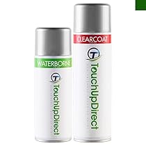 TouchUpDirect Ford F-Series Exact-Match Automotive Touch-Up Paint - PX/M6920 Dark Highland Green Metallic - 13.5 oz. Aerosol - Essential Package