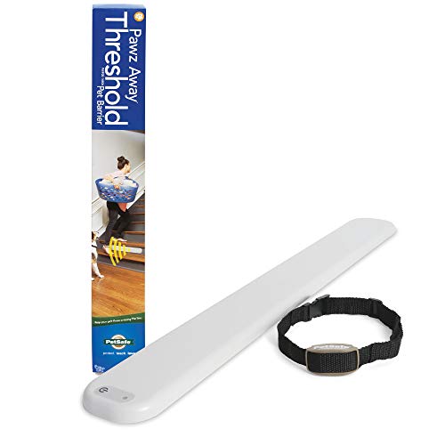 PetSafe Pawz Away Threshold Pet Barrier – Restricts Access for Cats and Dogs – Doorways and Stairs – Static Correction