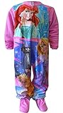 Disney Princess Ariel Rapunzel Girl Footed Sleeper Pajama (S 6/6X)