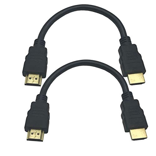 LiKuCo HDMI 2.1 Cable, 2Pack 8" 8K HDMI Cable 48Gbps Ultra High Speed,Short HDMI Male to Male Cable,8K@60hz 4K@120hz 144Hz eARC HDR10 4:4:4 HDCP 2.2