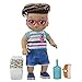 Baby Alive Step ‘N Giggle Baby Brown Hair Boy Doll with Light-Up Shoes, Responds with 25+ Sounds & Phrases, Drinks & Wets, Toy for Kids Ages 3 Years Old & Up