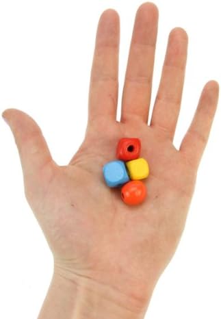 Artstraws CT2290 Creation Station 6-15 mm 200 g Wooden Craft Beads in Assorted Colours and Shapes, Pack of 650 - Image 3