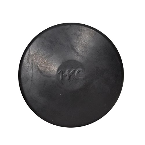 GSI Practice Black Rubber Discus for Track and Field and Athletic Training (1 Kg) - Thumbnail 4