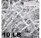 10 lb Crinkle Cut Paper Shreds Eco-Spring Fill, Filler for Packing Gift Baskets and Boxes~Box of 10 LB ~ White - Good Value Natural Paper Shred Filler