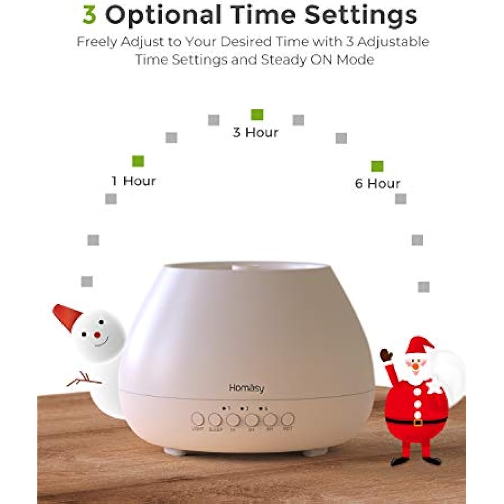 Essential Oil Diffuser, 500ml Aroma Humidifier For Large Room With