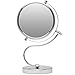 Mirrorvana Cute & Curvy Double-Sided Magnifying Makeup Mirror w/1 x 10x Magnification for Vanity Countertop, 6-Inch