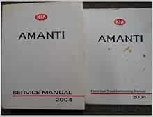 2004 Kia Amanti Service Repair Shop Manual SET Factory Dealer Ship OEM