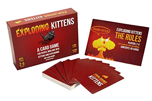 Exploding Kittens Card Game - Family-Friendly Party Games - Card Games For Adults, Teens & Kids