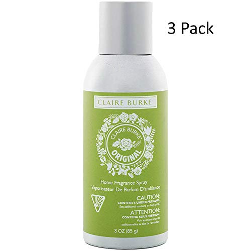 Claire Burke Original Home Fragrance Spray 3OZ-(Bundled with Pearsons Stain Remover) Pack Size