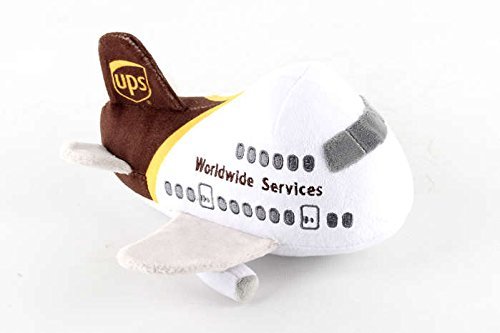 Daron Ups Plush Aircraft With Sound Airplane Toy