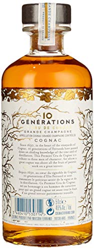 Cognac Ferrand 10 GÉNÉRATIONS 1er Cru de Cognac Grande Champagne 46% Vol. 0,5l in Geschenkbox – Bild 4
