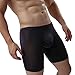 Helisopus Men's Briefs Breathable Underwear Ice Imitated Silk Fabric Ultra-Thin U-Shaped Boxer Brief(4 Pack)