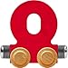 Maple Landmark NameTrains Bright Letter Car O - Made in USA (Red)