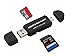Micro USB OTG to USB 2.0 Adapter; SD/Micro SD Card Reader With Standard USB Male & Micro USB Male Connector for Smartphones/Tablets With OTG Function