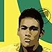 Brazil Soccer Print - Neymar Poster - Soccer Art - Unframed Football Print - Soccer Decoration - Brazil Soccer Poster - Graphics 17 - Neymar Football Art
