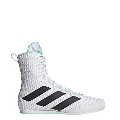 adidas Unisex Hog Boxing Shoe, White/Shadow Navy/Sky Rush, US