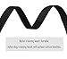 Zhixuanke 1in wide by 15ft 30ft 50ft 65ft 100ft 160ft 200feet long Nylon Training Leash - For Large,Medium and Small Dogs - Long Lead - Great for Training, Play, Camping, or Backyard 15 feet black