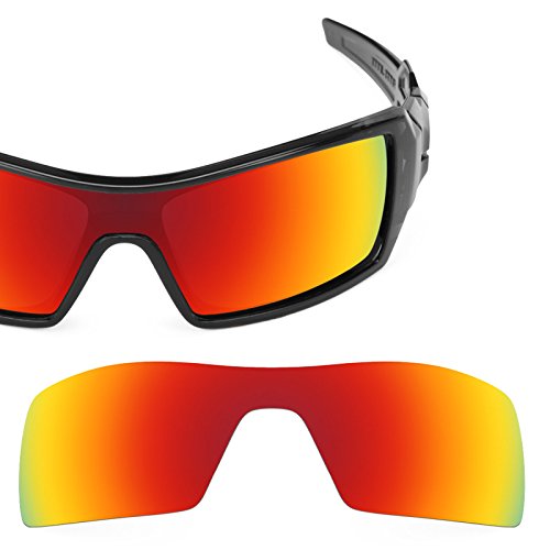 Revant Polarized Replacement Lens for Oakley Oil RigFire Red MirrorShield