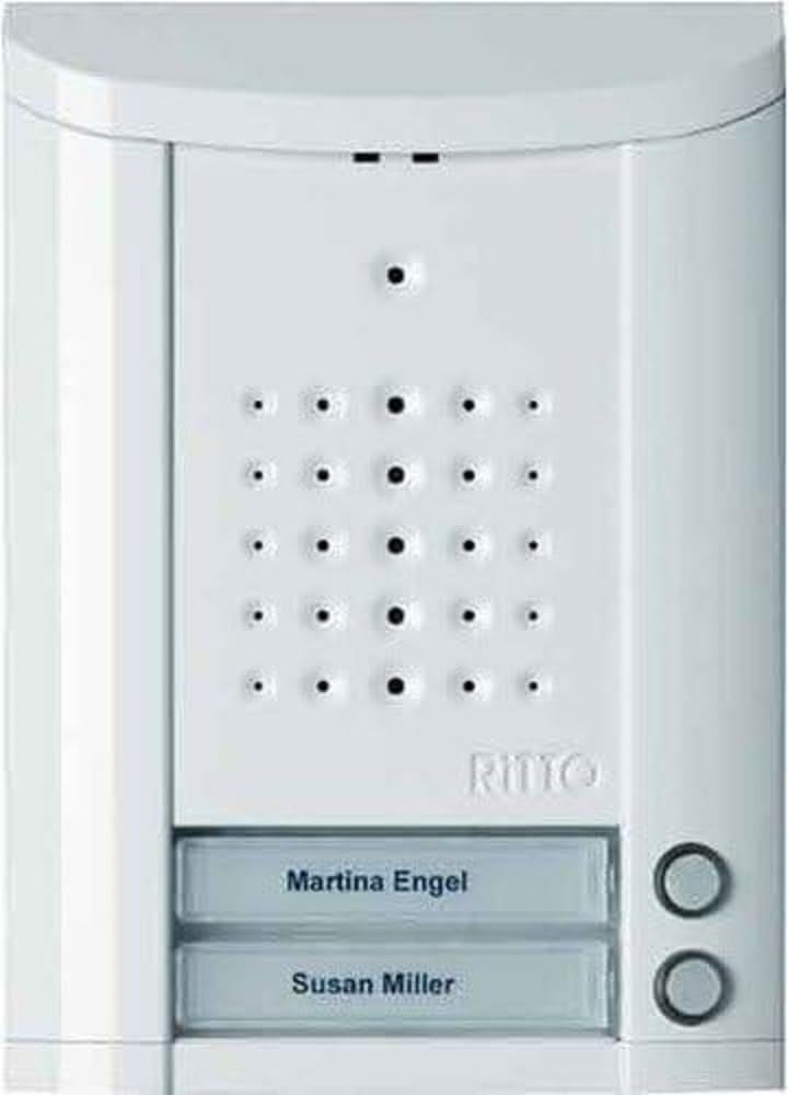 Ritto Entravox 1840270 2WE Door Intercom White
