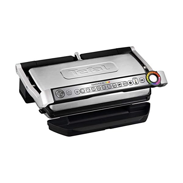 T-fal-GC722D53-1800W-OptiGrill-XL-Stainless-Steel-Large-Indoor-Electric-Grill-with-Removable-and-Dishwasher-Safe-Plates-Silver
